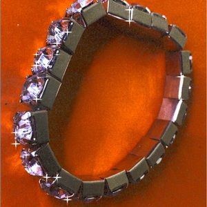 Bougie plastic diamond braclet